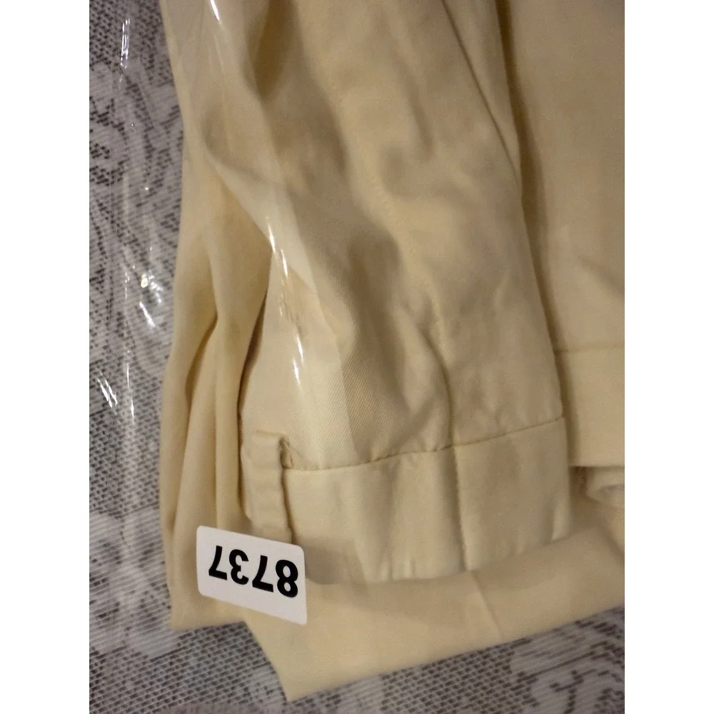 Maus & Hoffman Pants Mens 42x29‎ Cream Sea Island Cotton USA Made